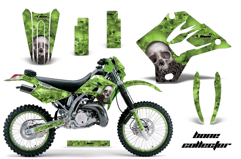 Kawasaki KDX 200 220 95-08 NP Graphic Kit BC G NPs